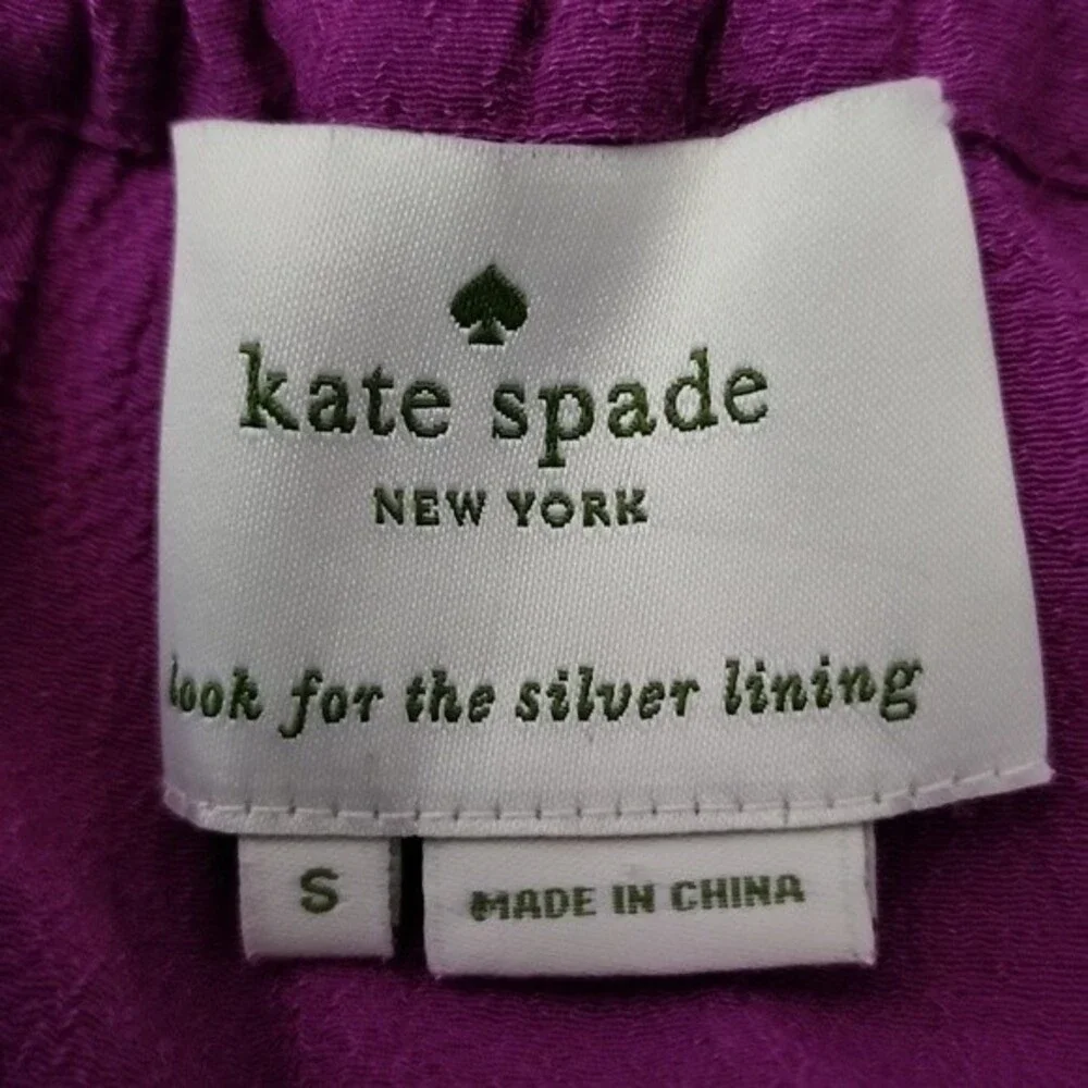 Kate Spade New York Katia Crepe Sheath Dress in Purple Size Small